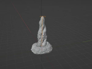 Mutant Tentacle Penis Sextoy Rigged 3D Model
