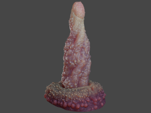 Mutant Tentacle Penis Sextoy Rigged 3D Model