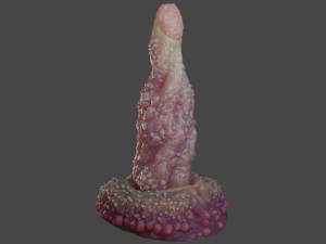 Mutant Tentacle Penis Sextoy Rigged 3D Model
