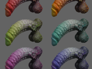 Demogorgon Demon Penis Rigged 3D Модель