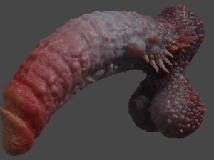 Demogorgon Demon Penis Rigged 3D Модель