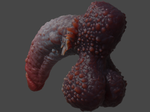 Demogorgon Demon Penis Rigged 3D Модель