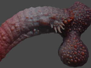 Demogorgon Demon Penis Rigged 3D Модель