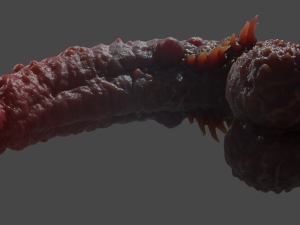 Demogorgon Demon Penis Rigged 3D Модель