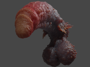 Demogorgon Demon Penis Rigged 3D Модель