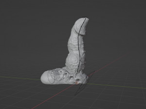 Beast Penis Sextoy Revised Rigged 3D Модель