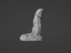 Beast Penis Sextoy Revised Rigged 3D Model