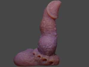 Beast Penis Sextoy Revised Rigged 3D Модель