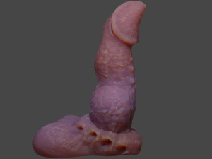Beast Penis Sextoy Revised Rigged 3D Model
