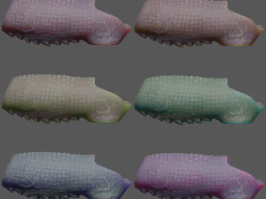 Fantasy Draco Penis Sheath Lowpoly 3D Model