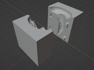 Print Ready Zaell Dragon Sextoy Mold 3D Model
