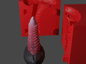Готова форма для секс-іграшок Zaell Dragon 3D Модель