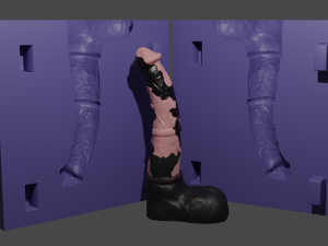 Print Ready Horse Penis Mold Modelo 3D