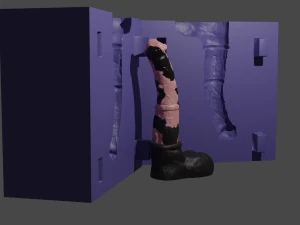 Print Ready Horse Penis Mold 3D Model