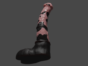 Print Ready Horse Penis Mold Modelo 3D
