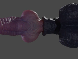 Werewolf Penis Sextoy Rigged 3D Model