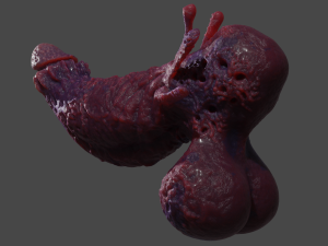 Fantasy Aboloth Demon Penis Rigged Modelo 3D