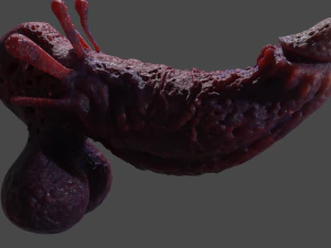 Fantasy Aboloth Demon Penis Rigged 3D Model