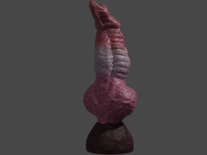 Monster Dog Penis Sextoy Rigged Modèle 3D