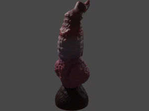 Monster Dog Penis Sextoy Rigged 3D Model