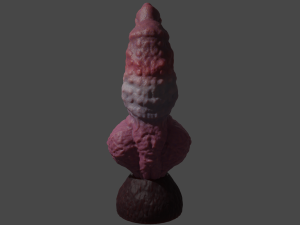 Monster Dog Penis Sextoy Rigged Modèle 3D