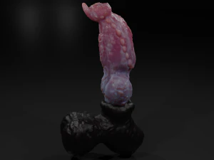 Werewolf Penis Sextoy Rigged with Mold included 3D Model