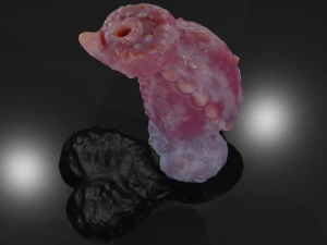 Werewolf Penis Sextoy Rigged with Mold included 3D Model