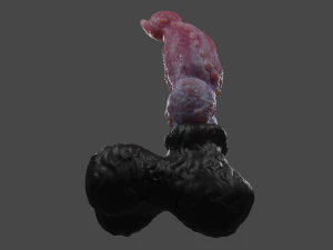 Werewolf Penis Sextoy Rigged with Mold included 3D Model