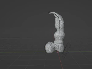 Killian Dog Penis Sextoy Rigged 3D Model