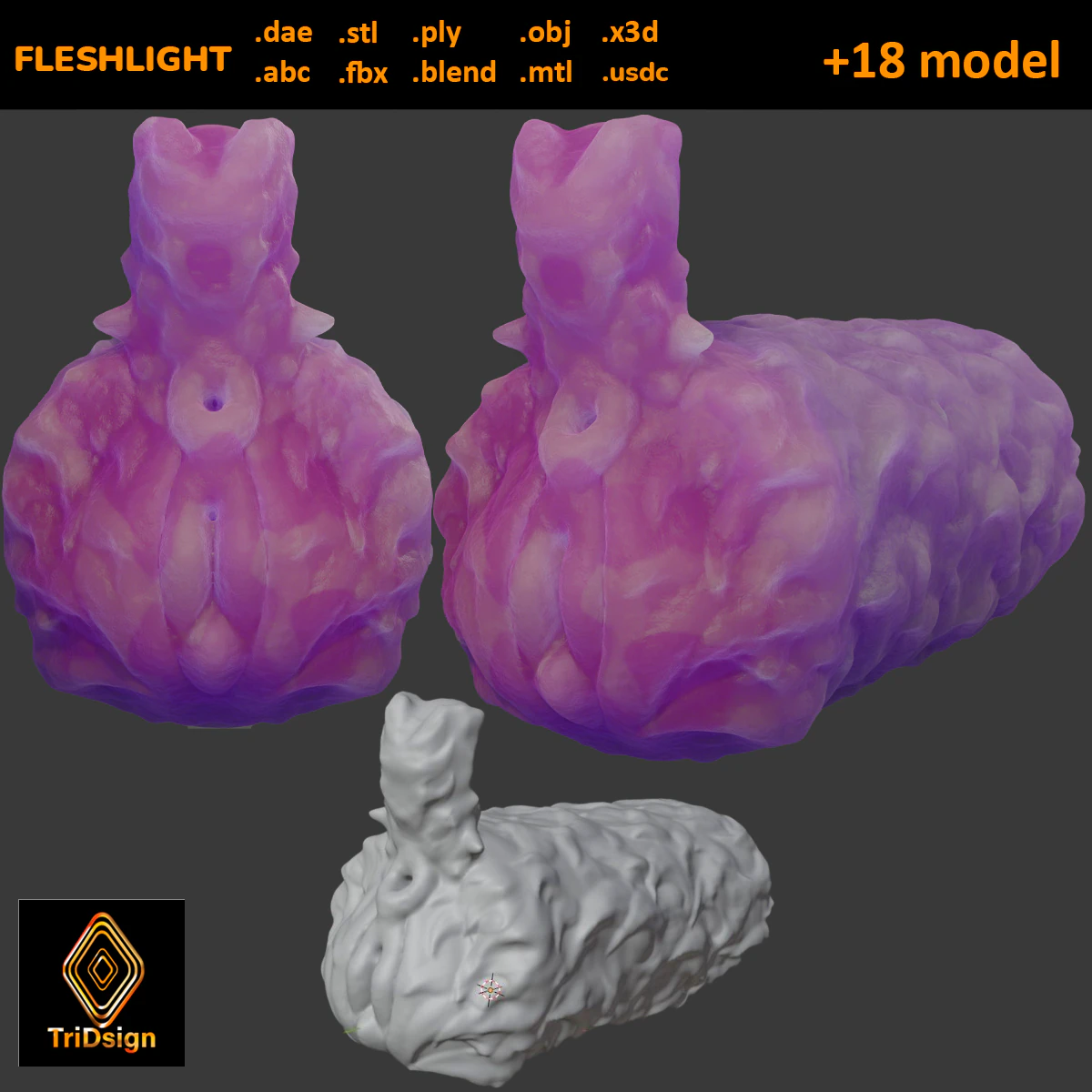Furry Fleshlight Sextoy 3D Model in Other 503775 | 3DExport