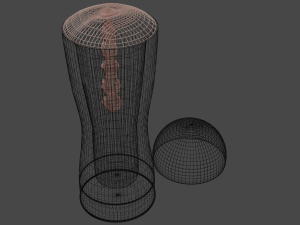 Fleshlight lowpoly Sextoy 3Dモデル