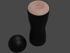 Fleshlight lowpoly Sextoy 3Dモデル