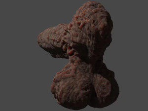 Elemental Terran Penis Sextoy Rigged 3D Model
