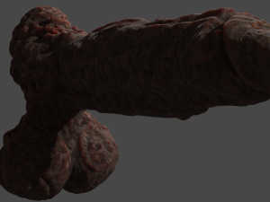 Elemental Terran Penis Sextoy Rigged Modello 3D
