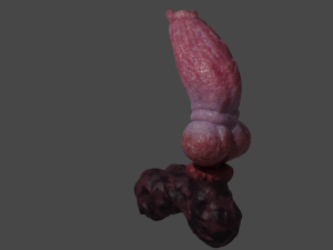 Fantasy Boris Dog Penis Sextoy Rigged Modello 3D