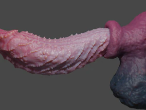 Sextoy &agrave; p&eacute;nis d&eacute;moniaque &agrave; pointes fantastiques truqu&eacute; Modèle 3D
