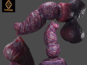Drokillan Premium Dragon Penis Sextoy Rigged 3D Model