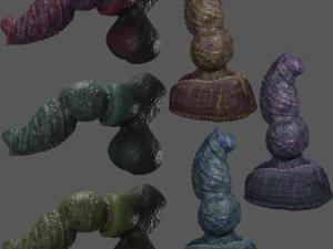 Drokillan Premium Dragon Pene Sextoy aparejado Modelo 3D