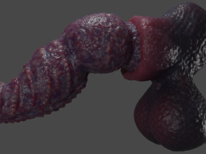 Drokillan Premium Dragon Penis Sextoy Rigged Model 3D