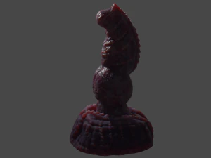 Drokillan Premium Dragon Pene Sextoy aparejado Modelo 3D