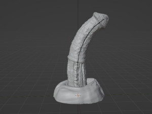 Vexmorath Dragon-Horse Penis Sextoy Rigged Modelo 3D
