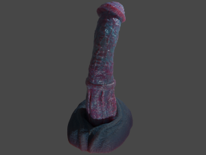 Vexmorath Dragon-Horse Penis Sextoy Rigged Modelo 3D
