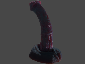 Vexmorath Dragon-Horse Penis Sextoy Rigged Modelo 3D