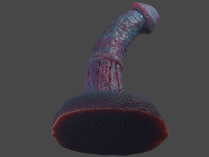 Vexmorath Dragon-Horse Penis Sextoy Rigged Modelo 3D