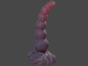 Alien Balls Penis Sextoy Rigged 3D Model