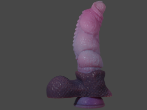 Nillo Dragon Penis Sextoy Rigged Modello 3D