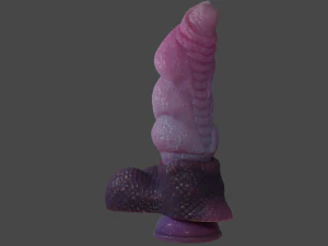 Nillo Dragon Penis Sextoy Rigged 3D Model