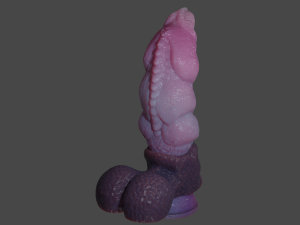 Nillo Dragon Penis Sextoy Rigged Modello 3D