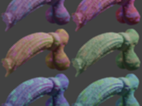 Cottoncandy Monster Wolf Penis Sextoy Rigged 3D-Modell