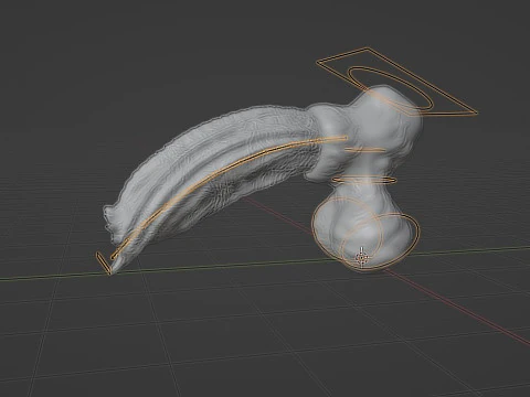 Cottoncandy Monster Wolf Penis Sextoy Rigged 3D Model